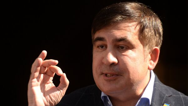 Бывший президент Грузии, экс-губернатор Одесской области Михаил Саакашвили