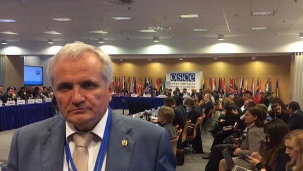 Член Общественной палаты России от Крыма Иван Абажер на международной конференции ОБСЕ по правам человека в Варшаве