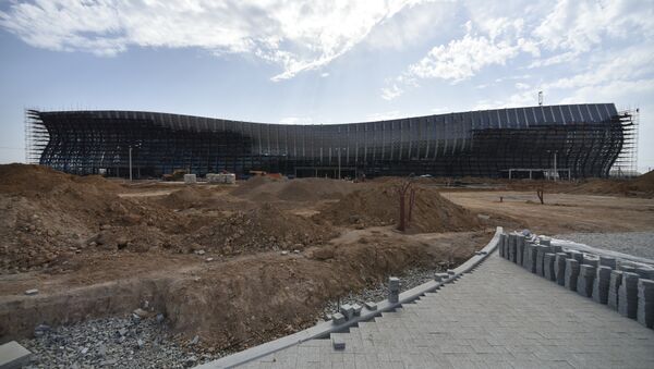 Строительство нового терминала международного аэропорта Симферополь