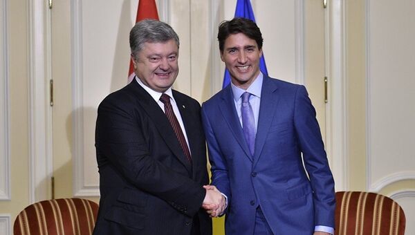 Встреча президента Украины Петра Порошенко и премьер-министра Канады Джастина Трюдо, Канада. 22 сентября 2017
