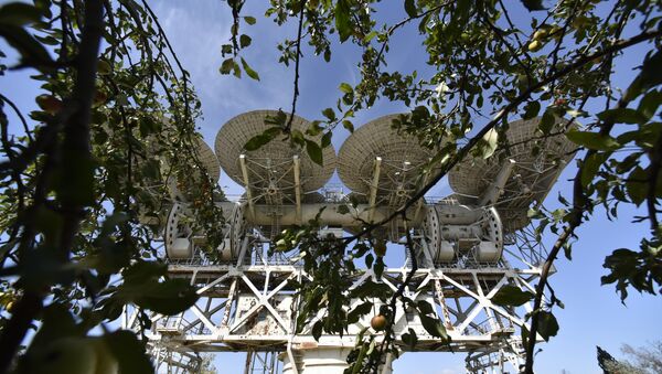 Радиотелескоп АДУ-1000 в Центре дальней космической связи в селе Витино под Евпаторией