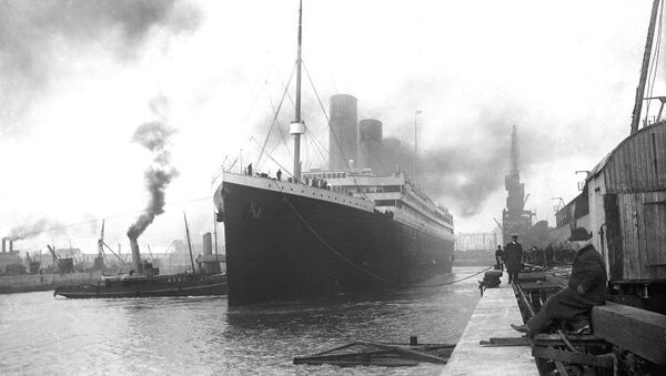 Титаник в доке. Архивное фото
