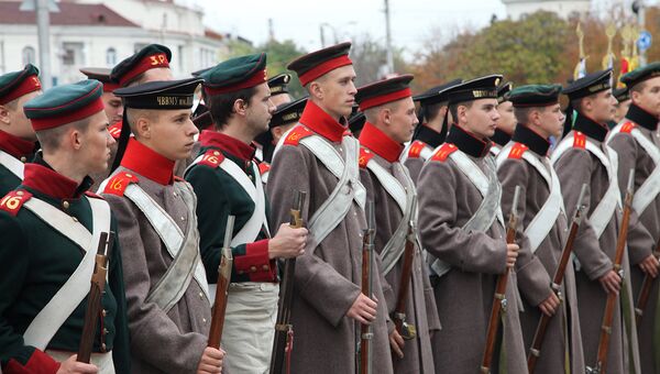 Участники военно-исторического фестиваля Русская Троя, Севастополь