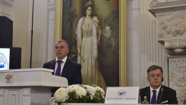 Председатель Госсовета Крыма Владимир Константинов на форуме друзей Крыма в Ливадийском дворце