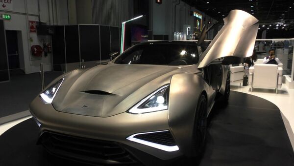 Титановый суперкар за 2,5 миллиона евро показали на автосалоне в Дубае