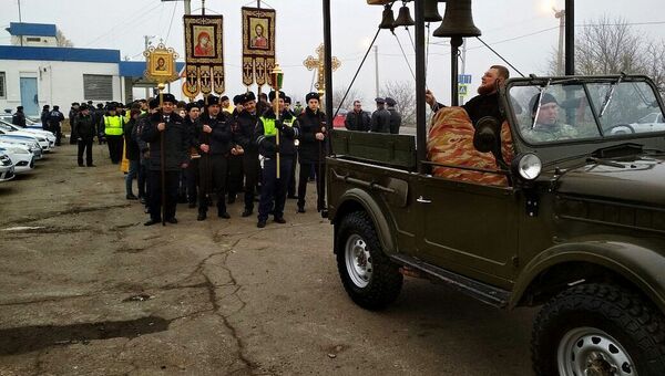 Крестный ход в память о жертвах ДТП на автодороге Темрюк-Краснодар