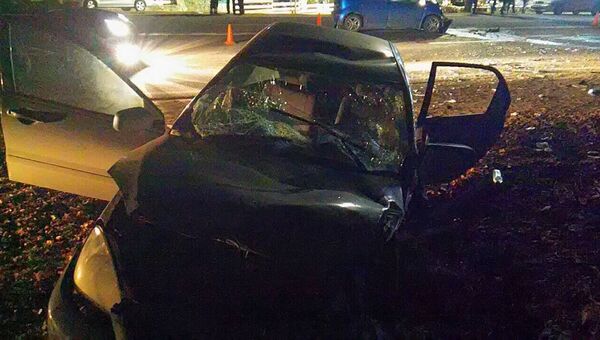 ДТП на трассе Симферополь-Ялта, в котором пострадали шесть человек