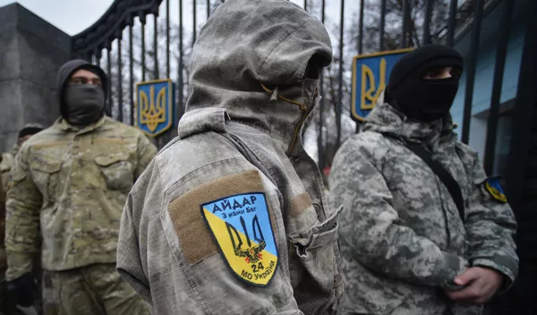 Бойцы 24-го отдельного штурмового батальона Вооруженных сил Украины Айдар Бойцы 24-го отдельного штурмового батальона Вооруженных сил Украины Айдар
