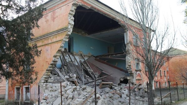 В Керчи рухнуло здание университета