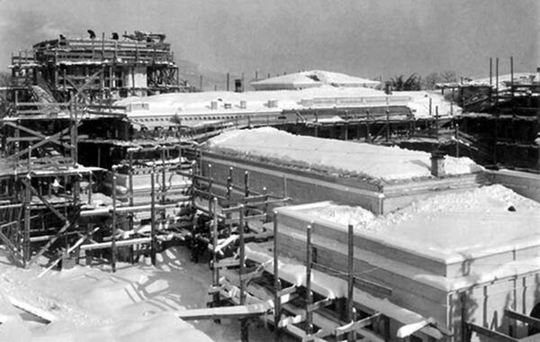 Строительство Белого Ливадийского дворца. Зима 1911 года