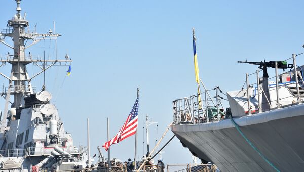 Украинско-американские военные учения в Черном море. Архивное фото