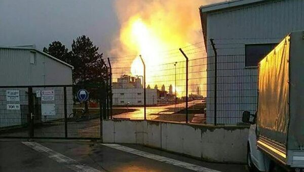 Взрыв на газопроводе в Австрии