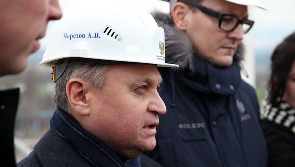 Заместитель министра энергетики РФ Андрей Черезов во время визита в Севастополь