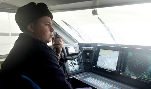 Командир пограничного катера-перехватчика проекта Соболь Алексей Саулин