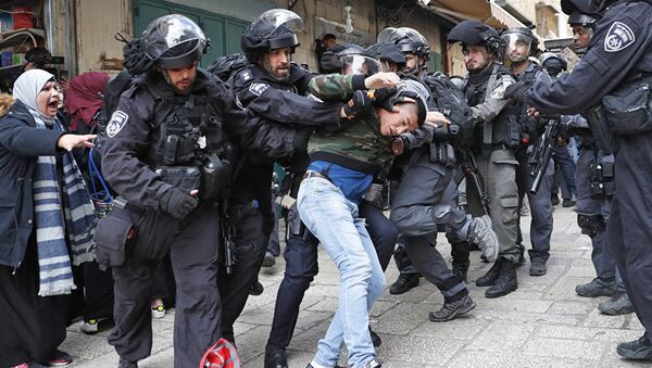 Столкновение палестинцев с правоохранителями Израиля