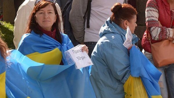 Празднование Дня независимости Украины в Киеве. Архивное фото