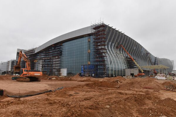 Новый терминал международного аэропорта Симферополь Новый терминал международного аэропорта Симферополь