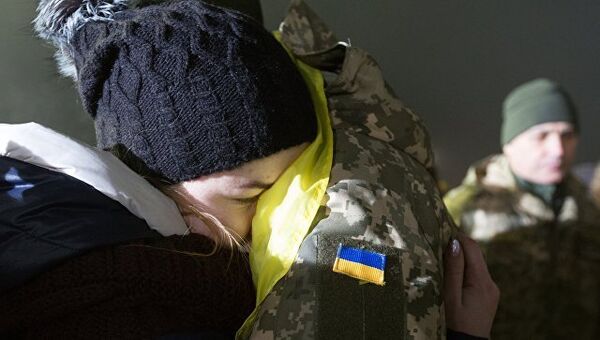 Украинский военнопленный. Архивное фото