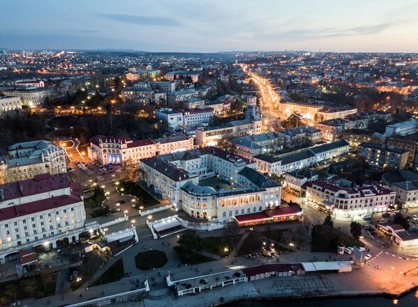 Вид на город Севастополь