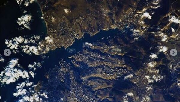 Вид на Севастополь из космоса