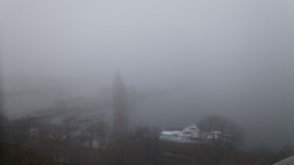 Туман в Севастополе