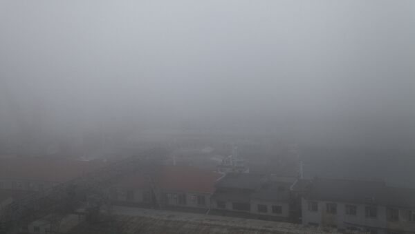 Туман в Севастополе