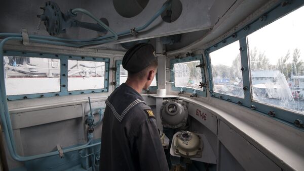 Ходовая рубка подводной лодки Запорожье ВМС Украины. Сентябрь, 2013 год