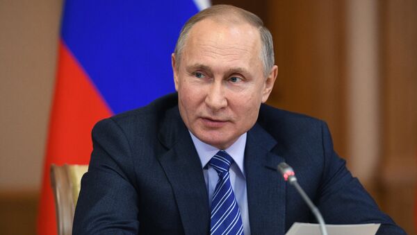 Президент РФ Владимир Путин. 24 января 2018 год