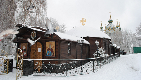 Владимиро-Ольгиевский храм Десятинного монастыря в Киеве, Украина