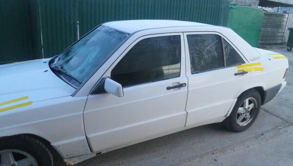 Автомобиль, в котором гражданин Украины пытался провезти наркотики в Крым