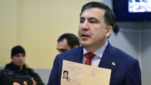 Бывший губернатор Одесской области Украины Михаил Саакашвили. Архивное фото