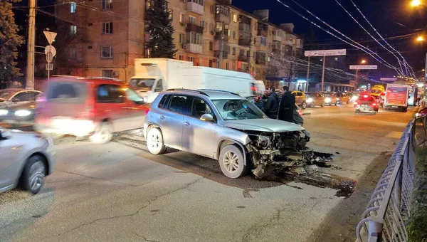 ДТП в районе улицы Гагарина в Симферополе