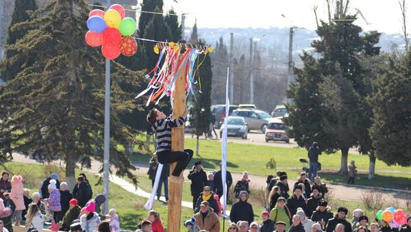 Празднование Масленицы в Севастополе