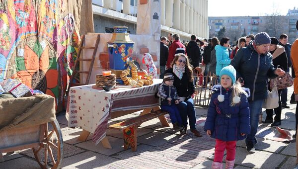 Празднование Масленицы в Севастополе