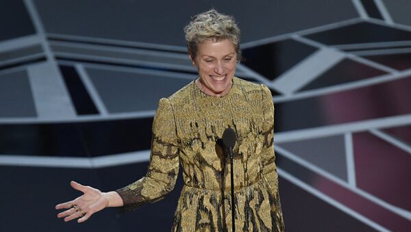 Фрэнсис Макдорманд на вручении премии Оскар