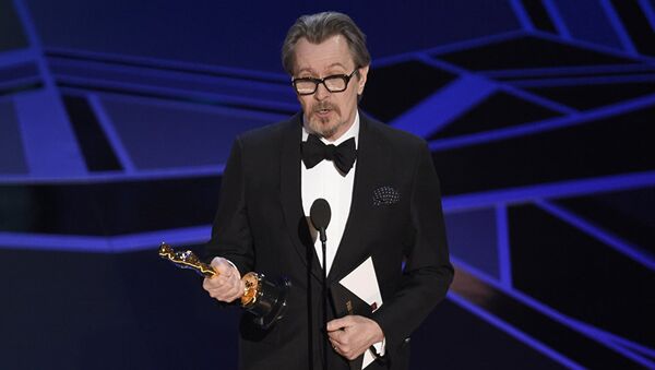Гэри Олдман на вручении премии Оскар