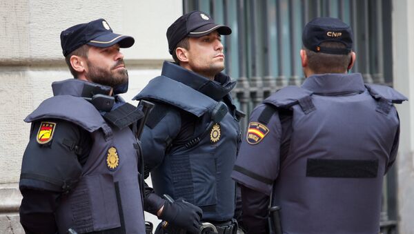Сотрудники полиции в Испании. Архивное фото