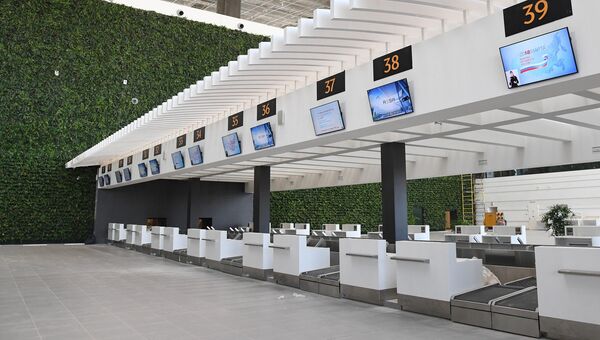 Новый аэровокзальный комплекс аэропорта Симферополь