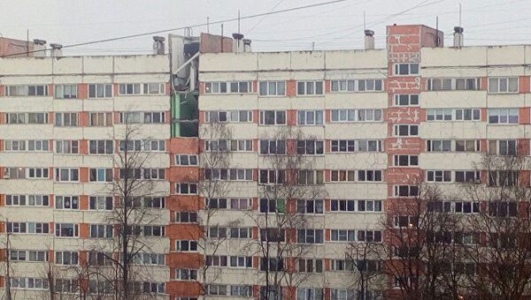 Последствия взрыва в девятиэтажном жилом доме в Санкт-Петербурге. 13 марта 2018
