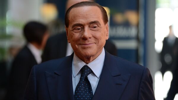 Бывший председатель Совета министров Италии Сильвио Берлускони