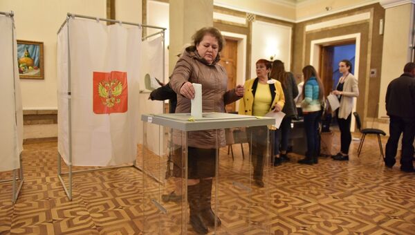 Голосование на выборах президента РФ в Севастополе. 18 марта 2018
