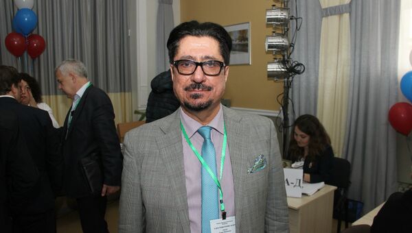 Международный наблюдатель из Афганистана Эхлас Тамим  Мохаммад, приехавший в Крым на выборы президента России