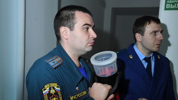 Проверка состояния пожарной безопасности в ТЦ Центрум в Симферополе