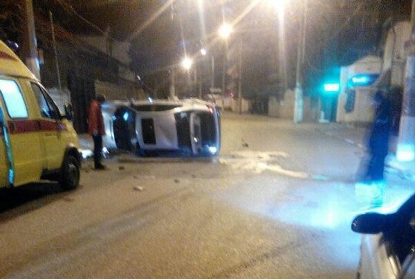 Авария с участием BMW в Алуште