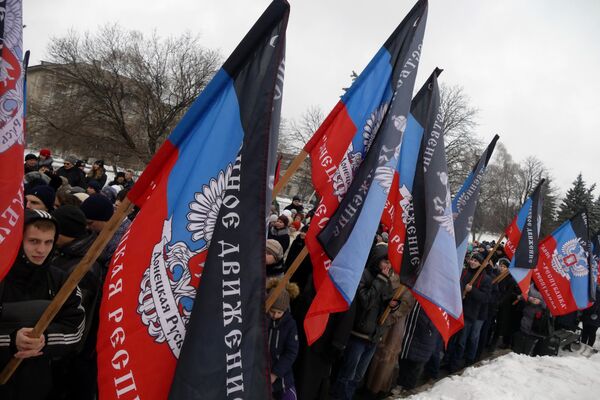 Акция в честь дня освобождения г. Дебальцево от ВСУ Акция в честь дня освобождения г. Дебальцево от ВСУ