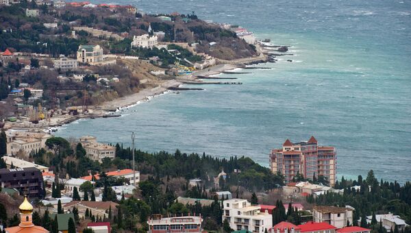 Побережье Симеиза в Крыму. Архивное фото