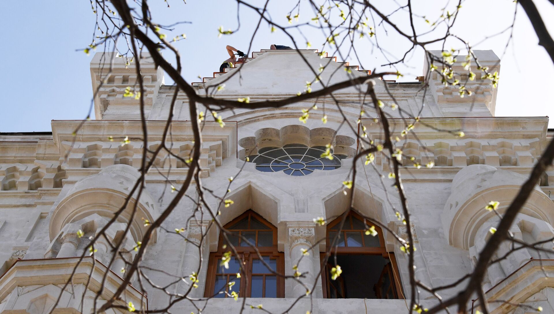 Отреставрированный фасад караимской кенасы в Симферополе - РИА Новости, 1920, 19.10.2020