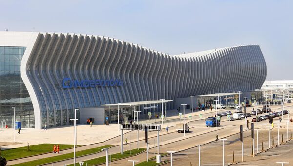 Новый терминал аэропорта Симферополь. Архивное фото