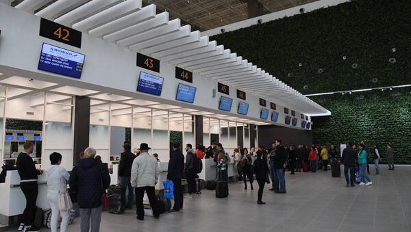 Новый терминал аэропорта Симферополь начал свою работу