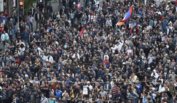Акции протеста оппозиции в Ереване Акции протеста оппозиции в Ереване